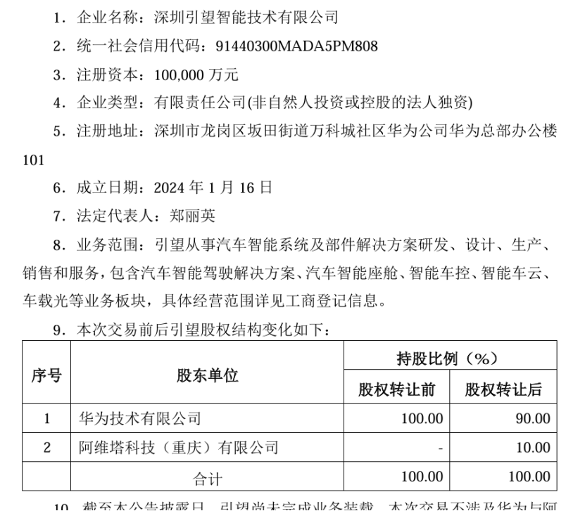 阿维塔投资华为首笔资金深度解读，一笔资金背后的战略考量与深度考量，投资达23亿