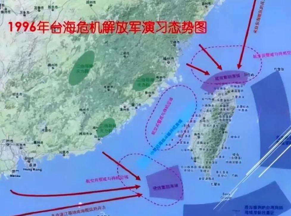 解放军三次台海行动示意图叠加，深度解析与启示