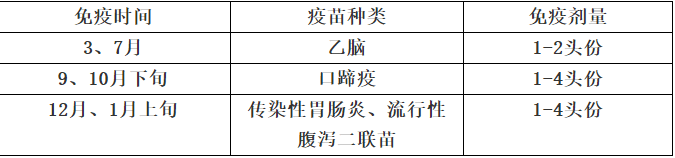 猪免疫程序表最新,猪免疫程序表最新，科技赋能，护航畜牧业健康
