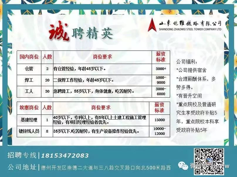 博山最新招聘论述与动态