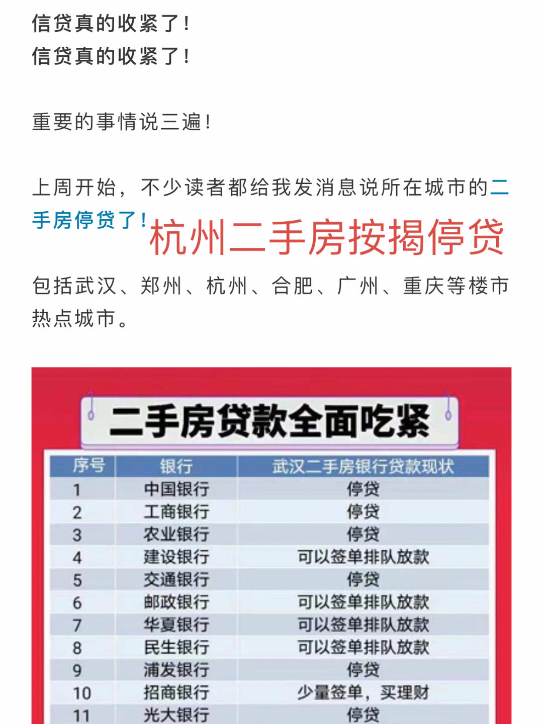 二手房停贷