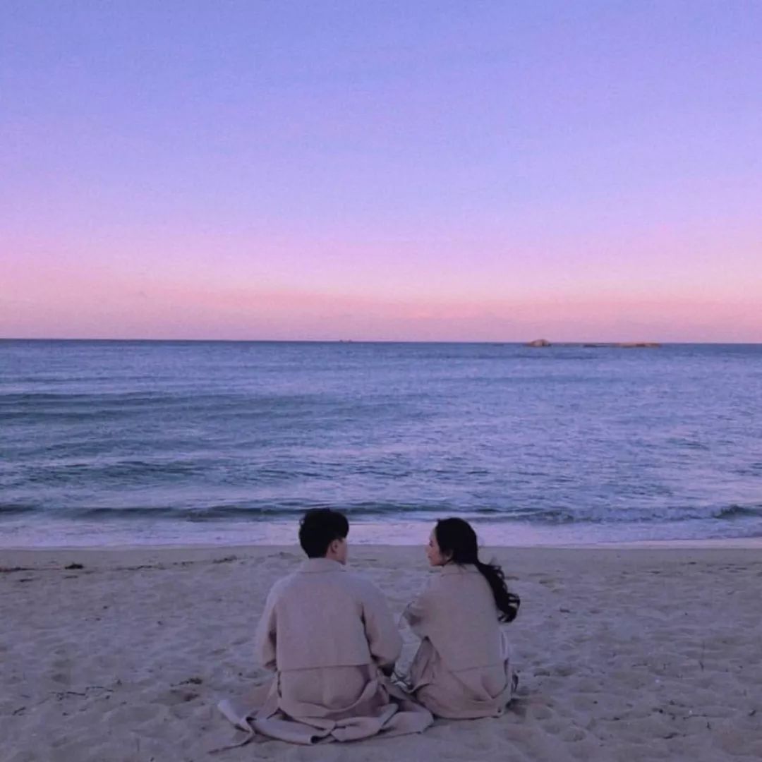自然美景中的浪漫