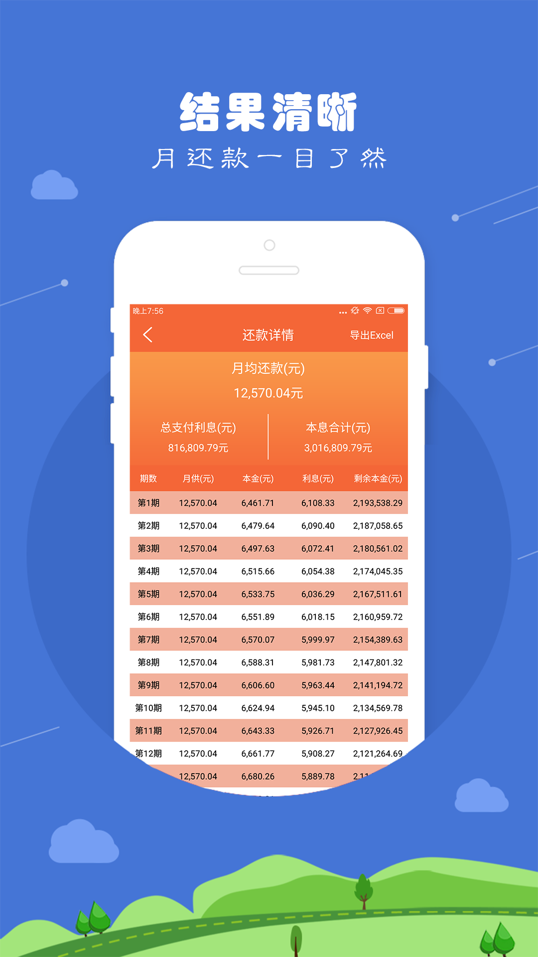 房贷计算器最新2018，轻松计算，开启说走就走的自然美景之旅